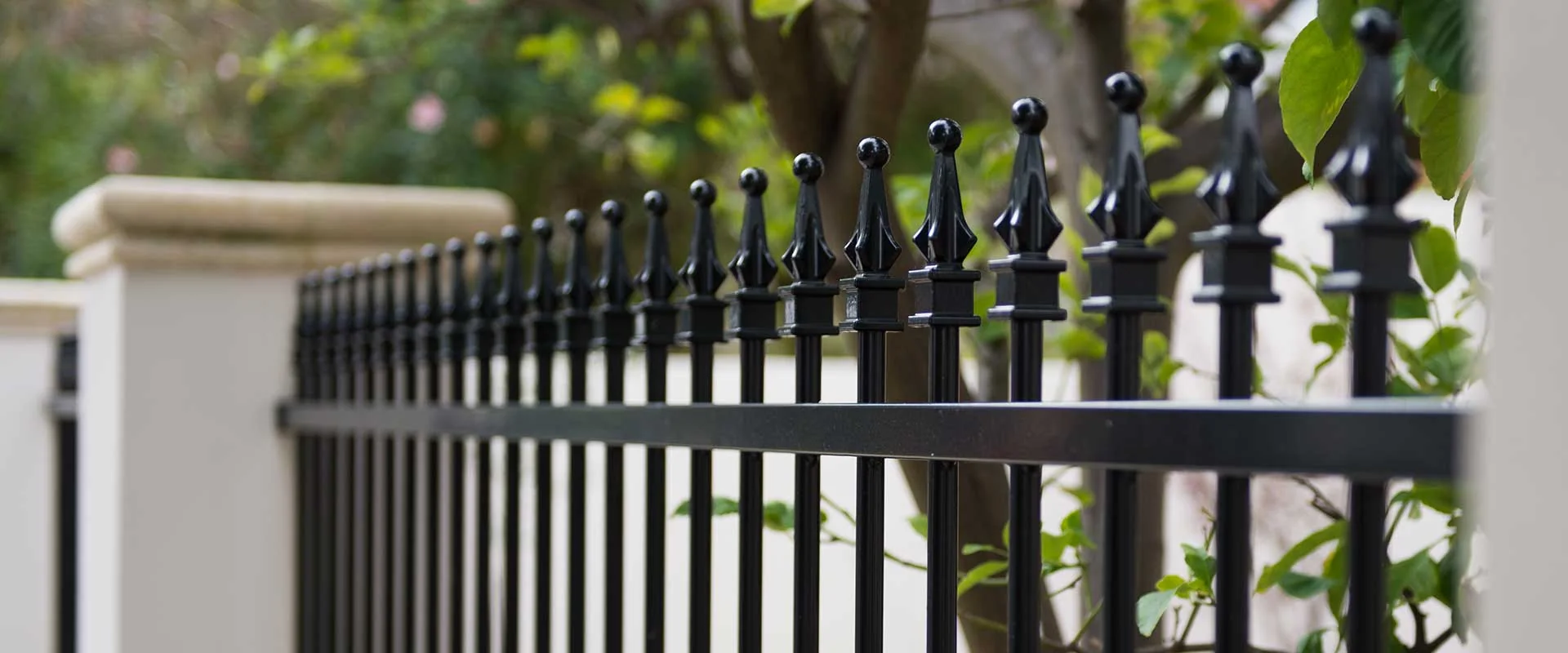 Ornamental fence with open sightlines